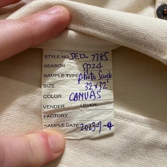 Todd Snyder Off-White Denim Pants